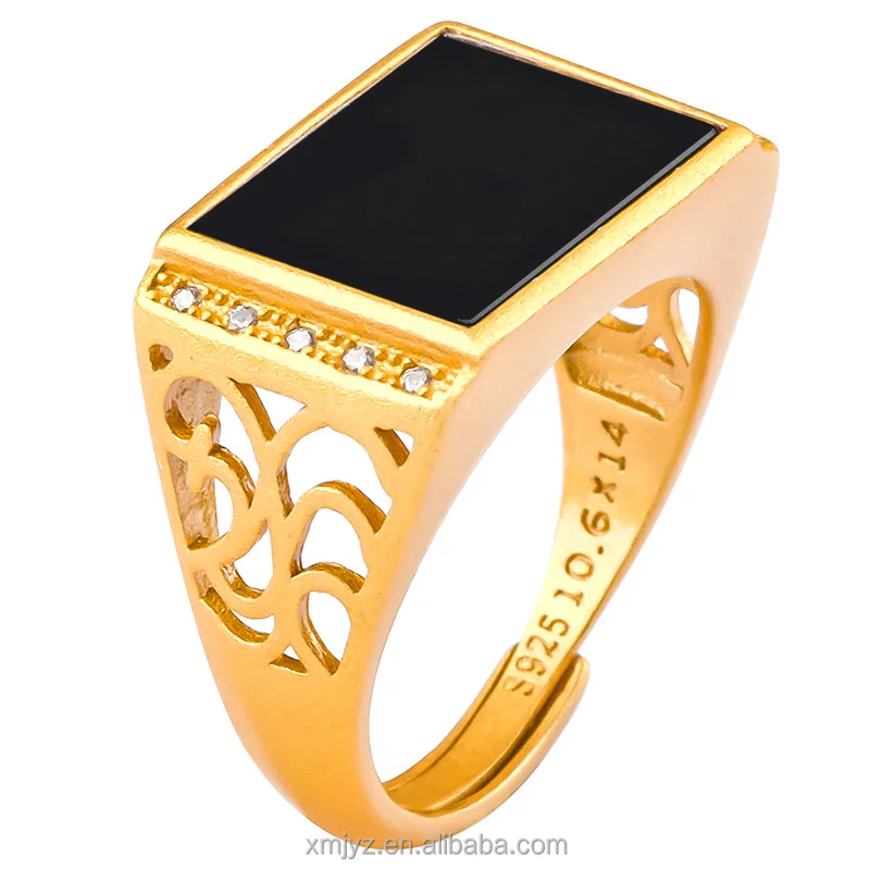 Certified Grade A S925 Silver Inlaid Natural Black Jade Ancient Gold Saddle Ring Men's Ring Jade Fashion Ring Adjustable
Certified Grade A S925 Silver Inlaid Natural Black Jade Ancient Gold Saddle Ring Men's Ring Jade Fashion Ring Adjustable