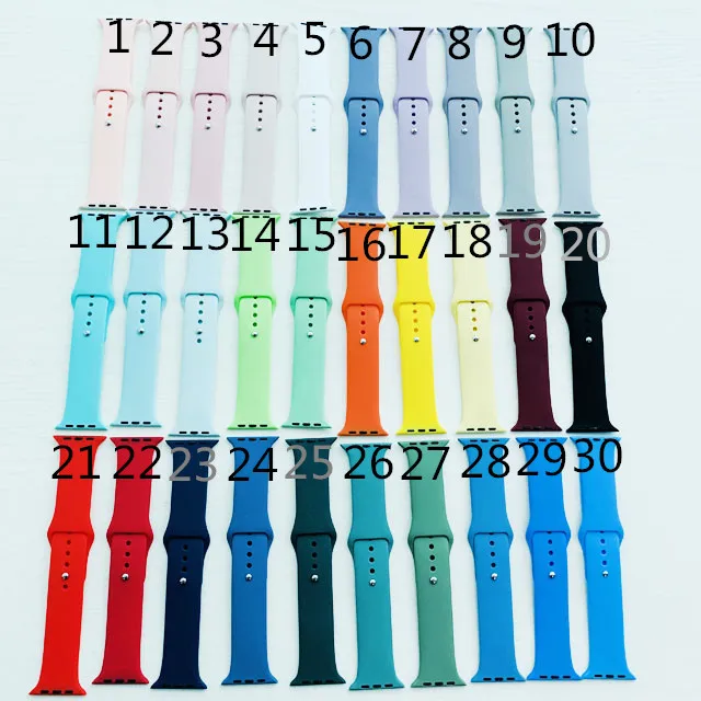 Custom Designer Strap New Soft Sports Silicone Apple Watch Bands Straps Belt For Silicone iWatch Bands series 6 5 4 3 FK78 W26
Custom Designer Strap New Soft Sports Silicone Apple Watch Bands Straps Belt For Silicone iWatch Bands series 6 5 4 3 FK78 W26