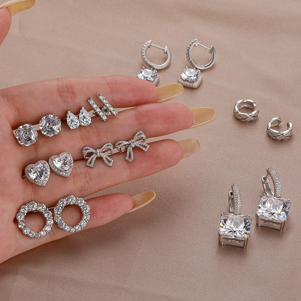 Dylam Diamond Zircon Earrings Cuff wholesaler Luxury Earrings For Lady Also Have Stud And Hoop Earrings
Dylam Diamond Zircon Earrings Cuff wholesaler Luxury Earrings For Lady Also Have Stud And Hoop Earrings