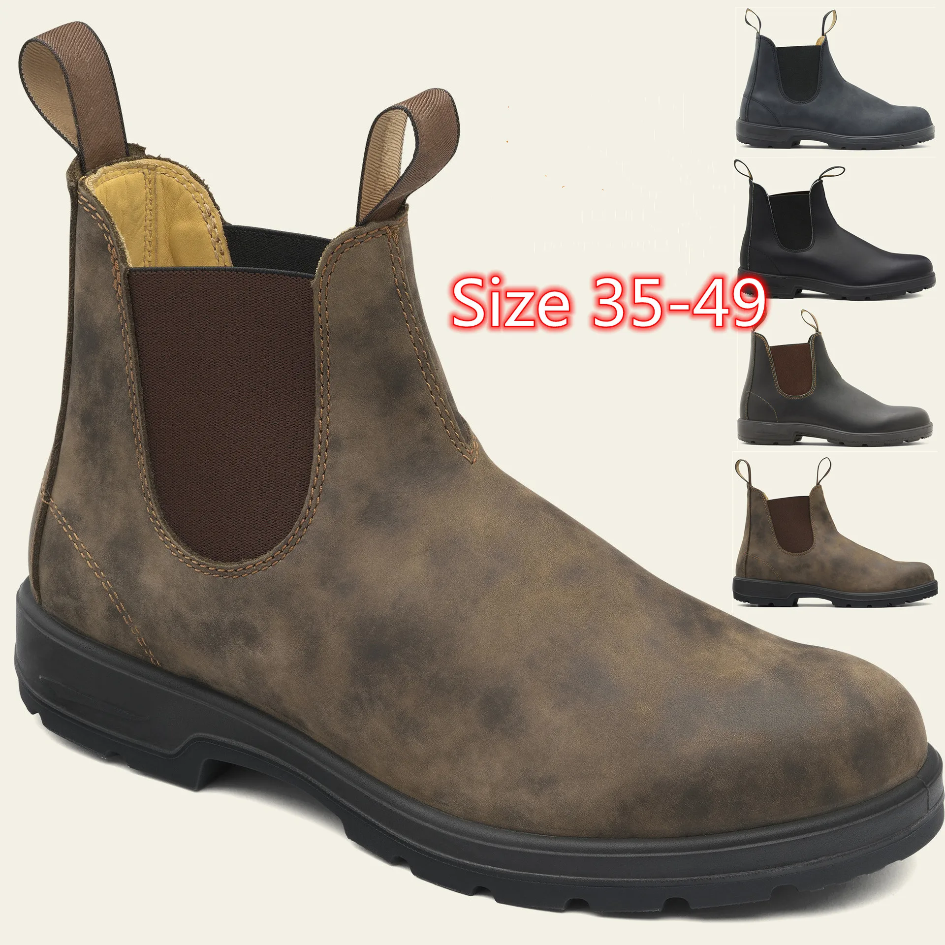 PDEP 35-49 High quality neutral Chelsea couple boots women's Wear-resistant rough men's Boots, Colourful
PDEP 35-49 High quality neutral Chelsea couple boots women's Wear-resistant rough men's Boots, Colourful