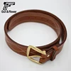 Leather Causal Dress Belt with Classic Single Prong Anti-Scratch Buckle