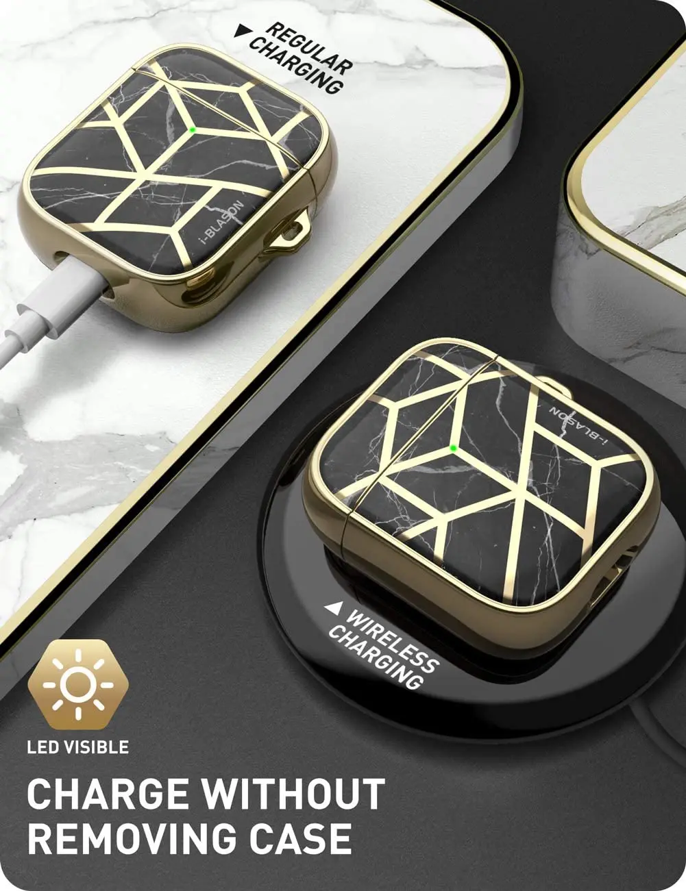electroplated Case Designed for AirPods 360 Protective Stylish Case Compatible with Apple AirPods 1st/2nd, Multiple color
electroplated Case Designed for AirPods 360 Protective Stylish Case Compatible with Apple AirPods 1st/2nd, Multiple color