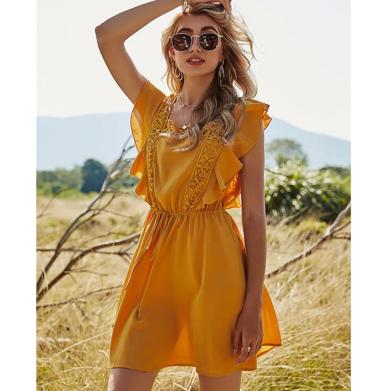 Women Summer Dress Casual Boho Beach Ruffles 2021 Mini Dress Party Sexy High Waist Female Dresses, Shown
Women Summer Dress Casual Boho Beach Ruffles 2021 Mini Dress Party Sexy High Waist Female Dresses, Shown