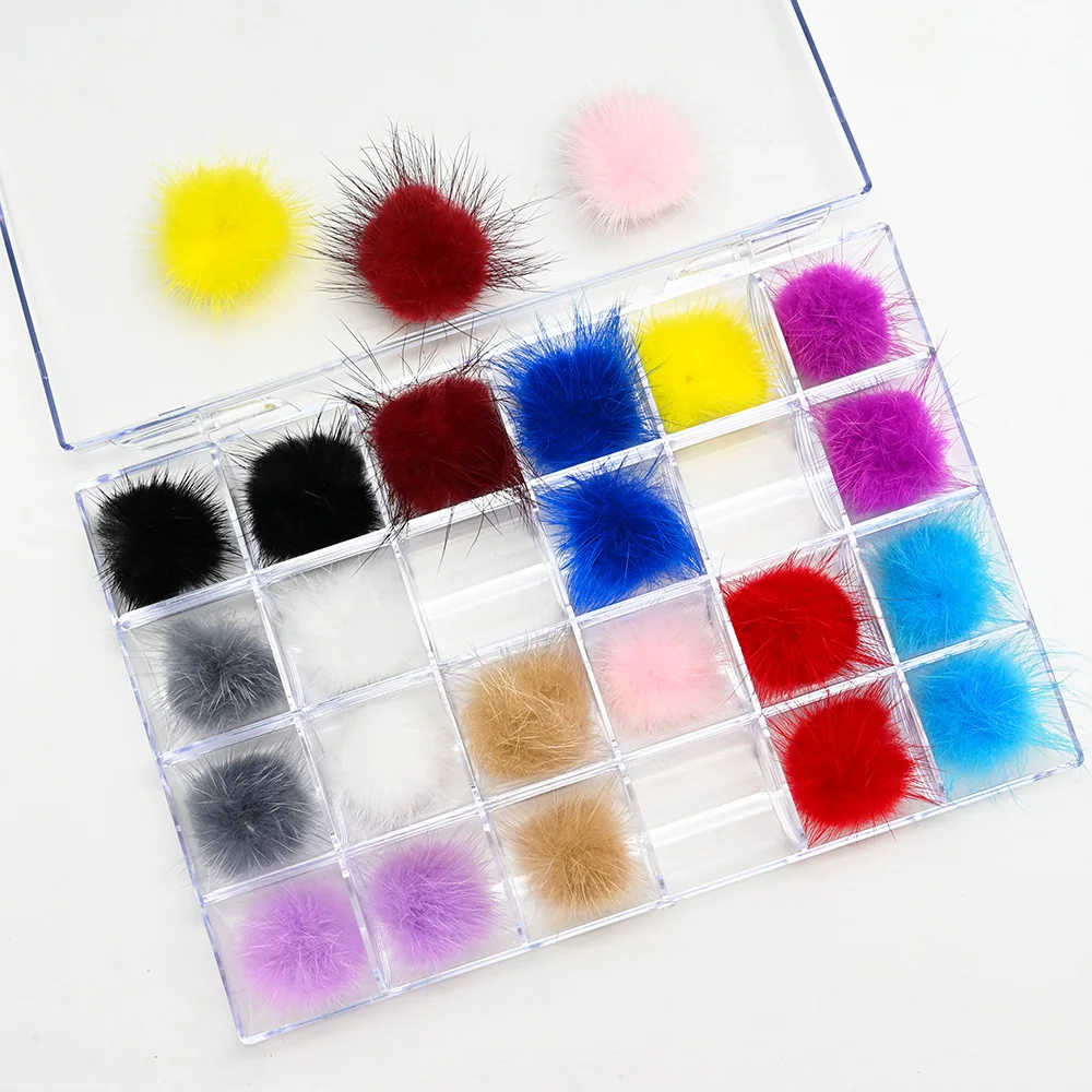 12*2 pcs /Box nail magnet pom pom Nail Design Decoration For Women 3d DIY Heart Shape Nail Kawaii Charms HH**, 12 colors
12*2 pcs /Box nail magnet pom pom Nail Design Decoration For Women 3d DIY Heart Shape Nail Kawaii Charms HH**, 12 colors
