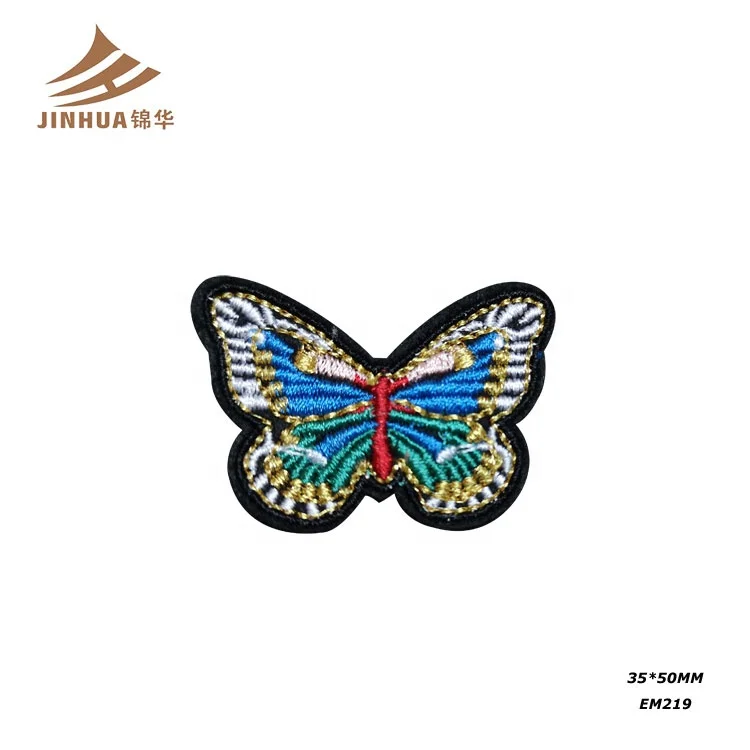 appliques for sewing computerized butterfly badge embroidery patch for garment, Custom
appliques for sewing computerized butterfly badge embroidery patch for garment, Custom