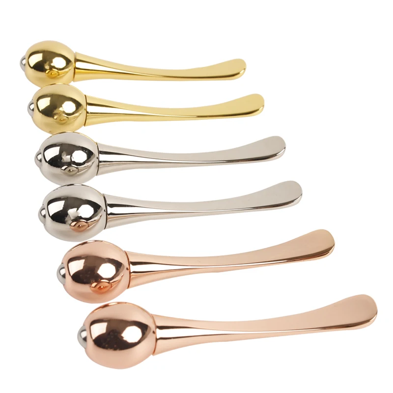Hot Selling Cream Applicator Metal Eye Stick Metal Massage Roller Stick, Gold/rose gold/silver
Hot Selling Cream Applicator Metal Eye Stick Metal Massage Roller Stick, Gold/rose gold/silver