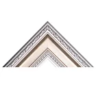 Silver Photo Frame Baroque Mirror Frames for Wall Art Decor