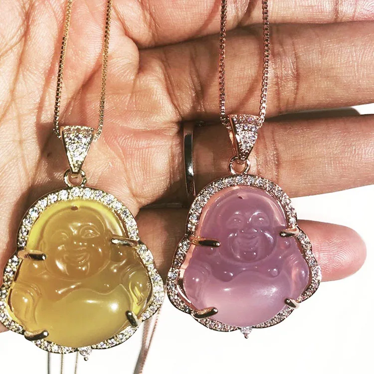 2020 Latest High End Pink 925 silver Buddha Pendant Unique Jade Buddha Pendant, Picture 
2020 Latest High End Pink 925 silver Buddha Pendant Unique Jade Buddha Pendant, Picture