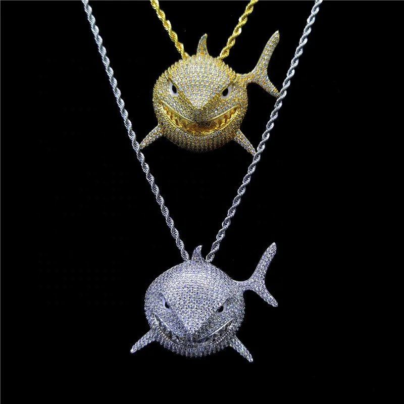 Instagram Best Selling Custom Hip Hop Jewellery Cubic Zircon Iced Out Diamond Shark Necklace Pendant Jewelry Shark Charm, Gold silver rose gold
Instagram Best Selling Custom Hip Hop Jewellery Cubic Zircon Iced Out Diamond Shark Necklace Pendant Jewelry Shark Charm, Gold silver rose gold