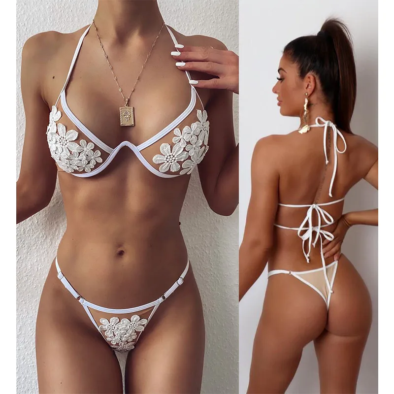 Free Shipping Micro Bikini 3D Flower swimsuit hot sexy women transparent bikini swimwear
Free Shipping Micro Bikini 3D Flower swimsuit hot sexy women transparent bikini swimwear