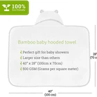 organic bamboo terry hooded kids baby bath towel wrap