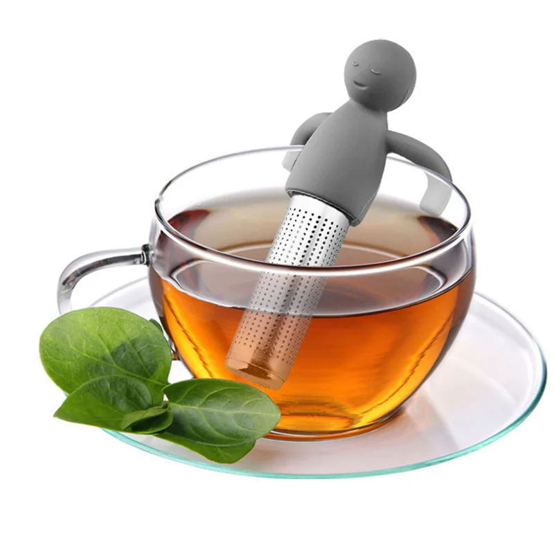 100% Food Grade Man Shapes Silicone Tea Infuser, Stainless Steel Loose Leaf Tea Infuser
100% Food Grade Man Shapes Silicone Tea Infuser, Stainless Steel Loose Leaf Tea Infuser