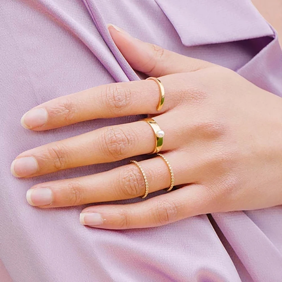 FJ0035 S925 Pearl Signet Open Ring
FJ0035 S925 Pearl Signet Open Ring