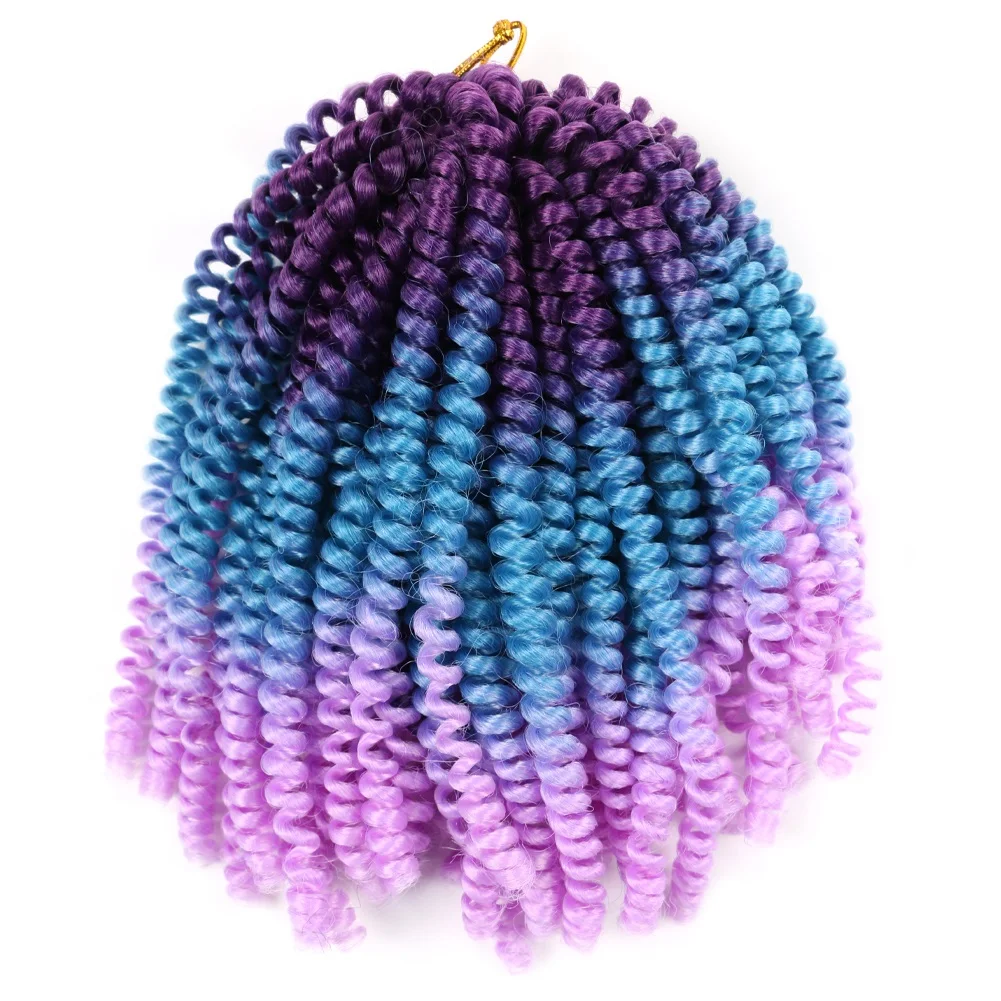 Alileader Wholesale Price 8" Ombre Spring Twist Hair Synthetic Crochet Braids, Ombre color
Alileader Wholesale Price 8" Ombre Spring Twist Hair Synthetic Crochet Braids, Ombre color