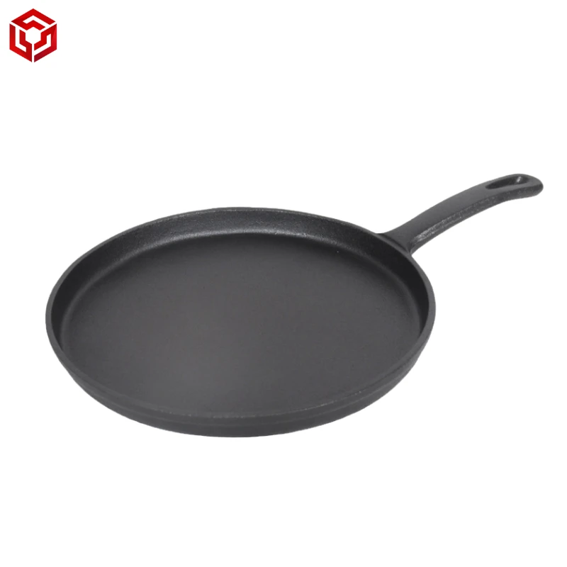 Pan Thickened Cast Iron 10.5 Inch Uncoated Non-Stick Cookware grilled Savory Crepe Kitchenware Household, Black
Pan Thickened Cast Iron 10.5 Inch Uncoated Non-Stick Cookware grilled Savory Crepe Kitchenware Household, Black
