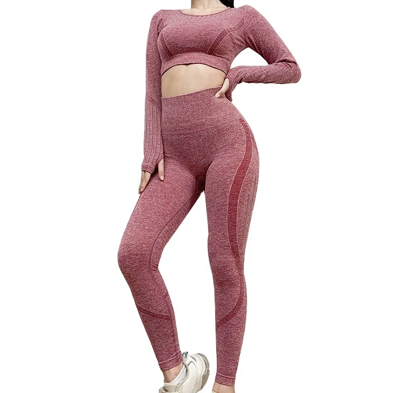 Seamless yoga wear workout clothes long-sleeved women's sportswear tight-fitting high-waist hip-lifting sportswear, Blue,white,dark blue,brown,dark grey,pink
Seamless yoga wear workout clothes long-sleeved women's sportswear tight-fitting high-waist hip-lifting sportswear, Blue,white,dark blue,brown,dark grey,pink