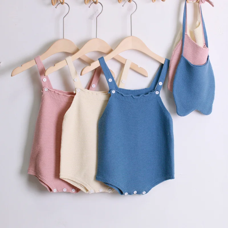 Ivy83066A New baby knitted vest rompers infant girls boys hand made jumpsuit child cotton clothing with hat, As pic
Ivy83066A New baby knitted vest rompers infant girls boys hand made jumpsuit child cotton clothing with hat, As pic