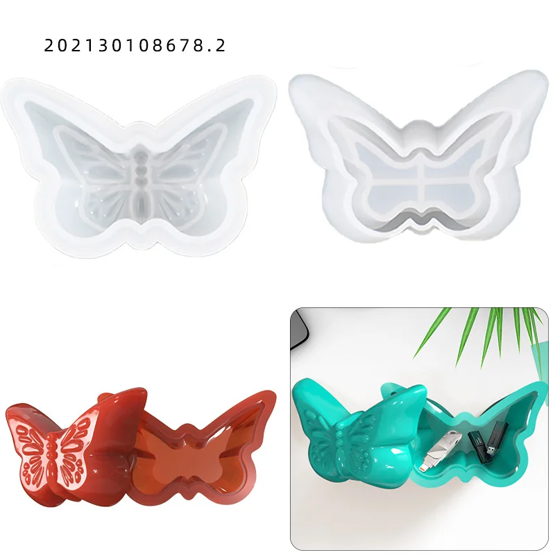 DIY Butterfly Storage Box Resin Mold Bowl Dish Silicone Molds with Lid Jewelry Holder Resin Casting Mould, Customized color
DIY Butterfly Storage Box Resin Mold Bowl Dish Silicone Molds with Lid Jewelry Holder Resin Casting Mould, Customized color