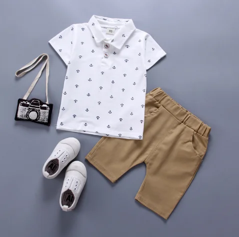 Children's Clothing Boy Shirt Amazon Hot Sale Korean Style Short-sleeve Baby Clothes Set, As pictures
Children's Clothing Boy Shirt Amazon Hot Sale Korean Style Short-sleeve Baby Clothes Set, As pictures