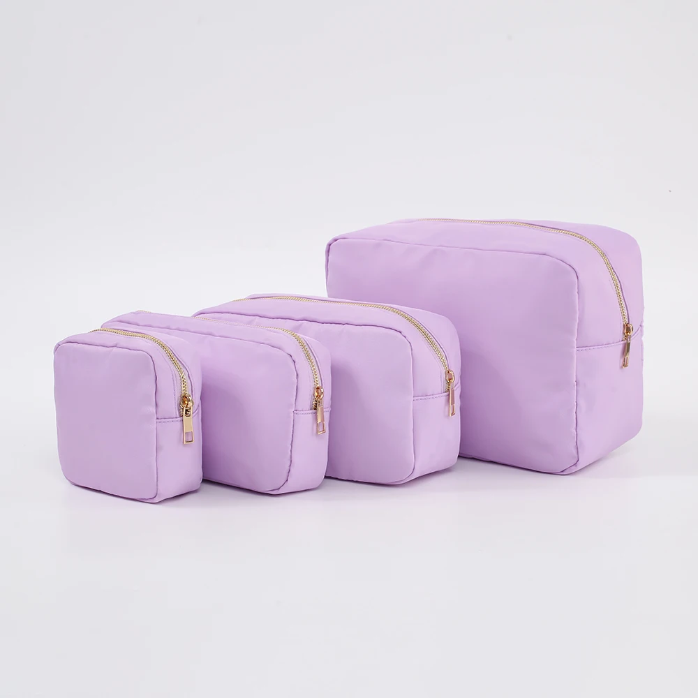 Custom Soft Nylon Fabric Water Repellent Make Up Pouch Bag Extra Large Capacity Makeup Nylon Cosmetic Bag for Women and Girls, Black, light blue, purple, pink
Custom Soft Nylon Fabric Water Repellent Make Up Pouch Bag Extra Large Capacity Makeup Nylon Cosmetic Bag for Women and Girls, Black, light blue, purple, pink