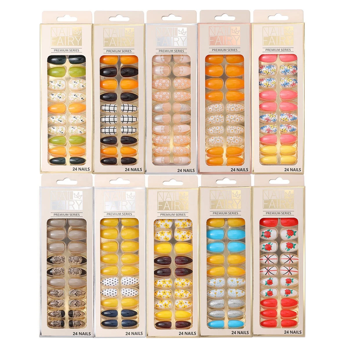 Drop Shaped Tip Nail Patch Small Flower Paper Full Nail Stickers Fashion Women's Fingernail Patch, Colorful
Drop Shaped Tip Nail Patch Small Flower Paper Full Nail Stickers Fashion Women's Fingernail Patch, Colorful