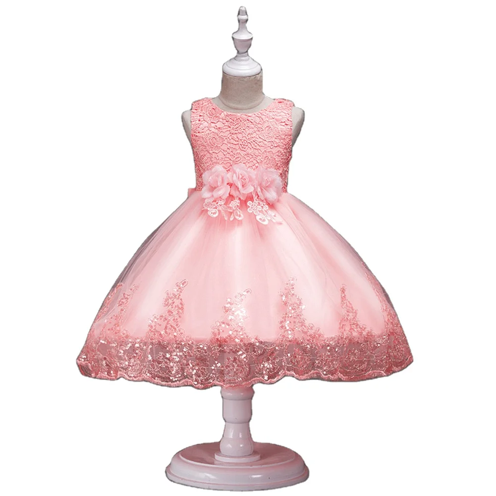 High quality baby princess dress cute lace sequin children party gown formal flower girls' dresses
High quality baby princess dress cute lace sequin children party gown formal flower girls' dresses