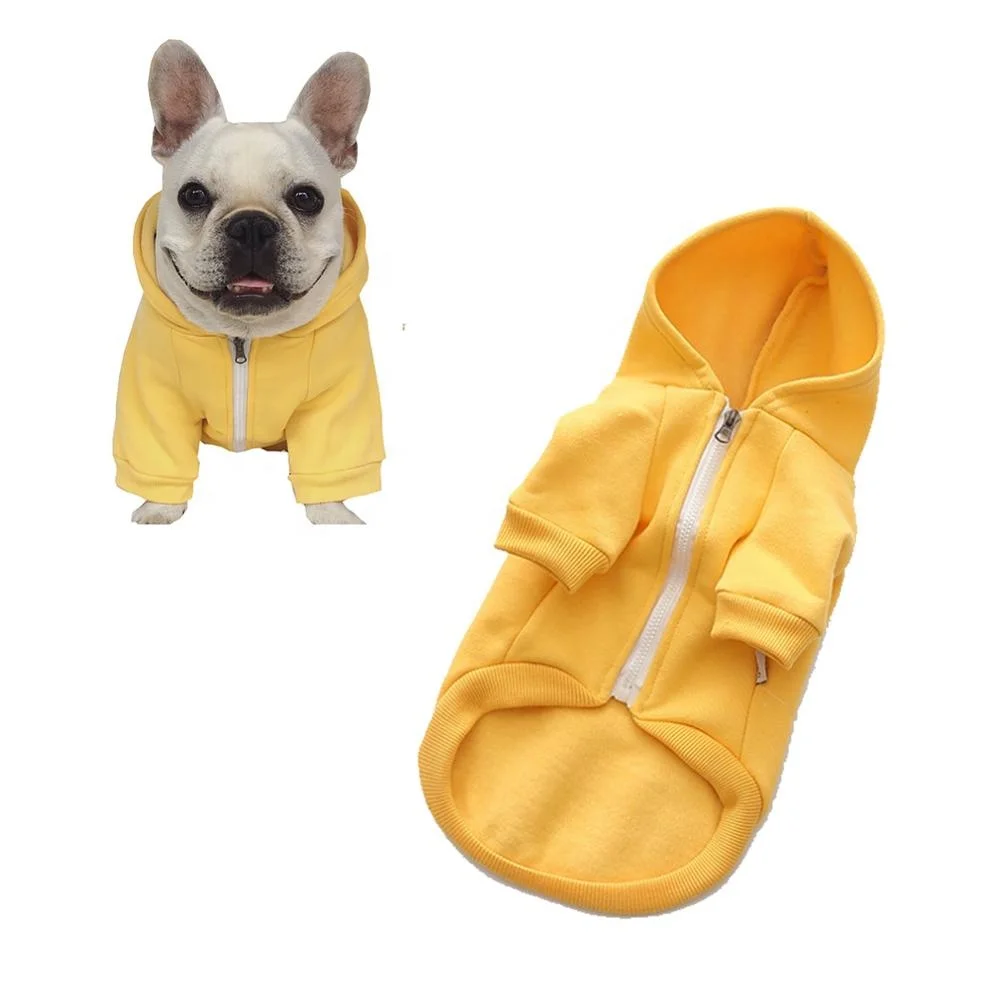 Banana Yellow Pet Warm Outerwear Cat Soft Cotton Zipper Sweater Coat French Bulldog Pug Clothes Dog Hoodie
Banana Yellow Pet Warm Outerwear Cat Soft Cotton Zipper Sweater Coat French Bulldog Pug Clothes Dog Hoodie