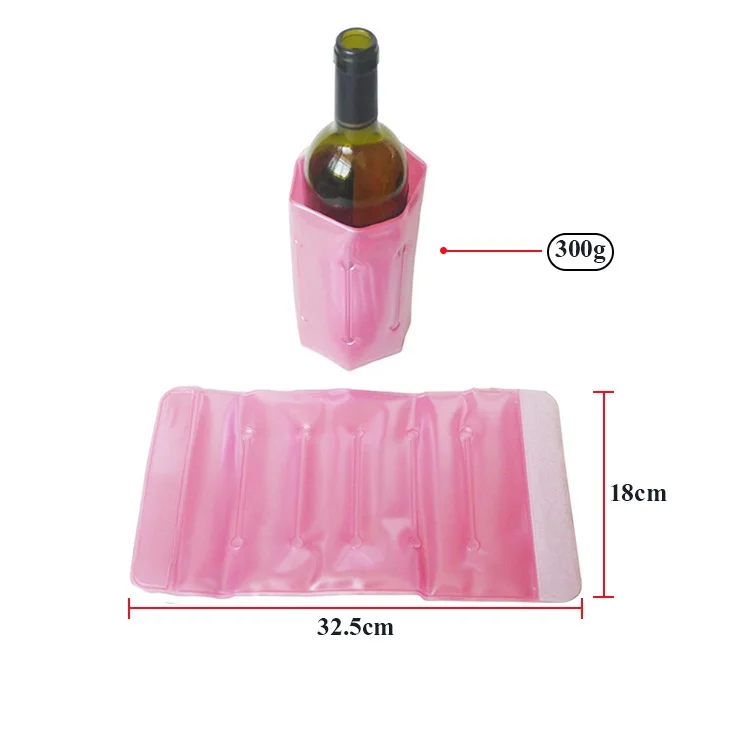 Summer hot sale PVC reusable single bottle cooler sleeve keep cool gel ice pack bottle cooler for beer wine, Customized color
Summer hot sale PVC reusable single bottle cooler sleeve keep cool gel ice pack bottle cooler for beer wine, Customized color