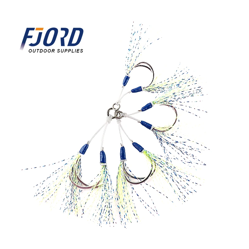 FJORD 5 Different Sizes BKK Jig Fishing Hook Hot Sale Carbon Fishing Hook for Salt Water
FJORD 5 Different Sizes BKK Jig Fishing Hook Hot Sale Carbon Fishing Hook for Salt Water