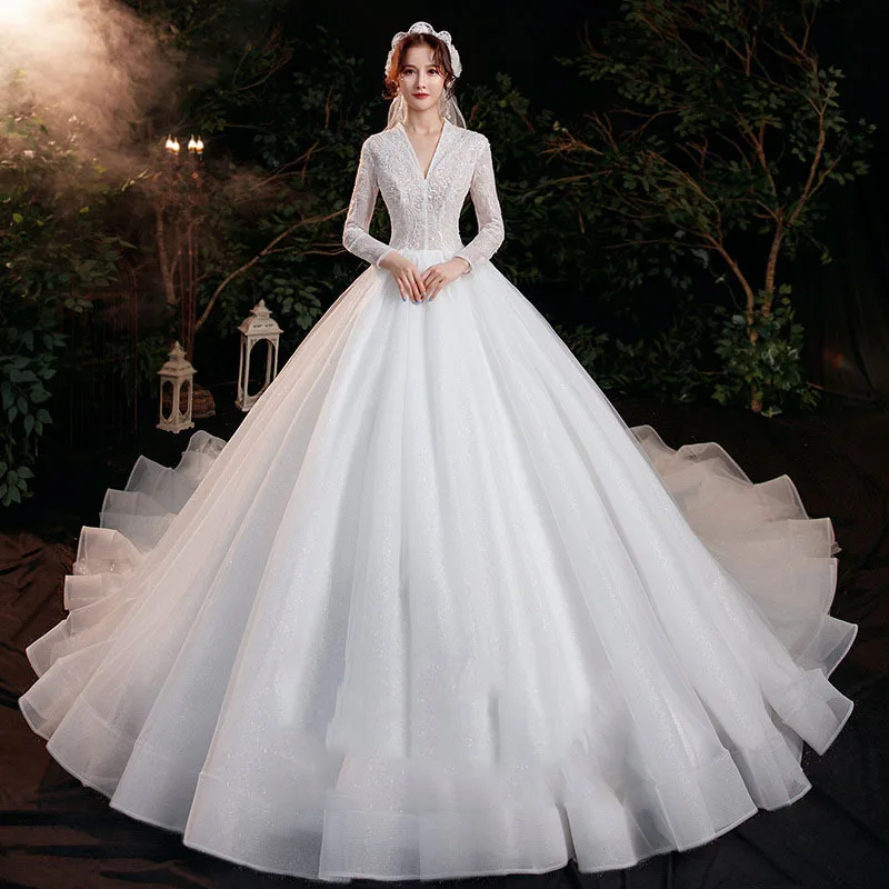 Top Lace Appliques bridal dresses wedding bridal wedding dress long tails mother daughter wedding dresses
Top Lace Appliques bridal dresses wedding bridal wedding dress long tails mother daughter wedding dresses
