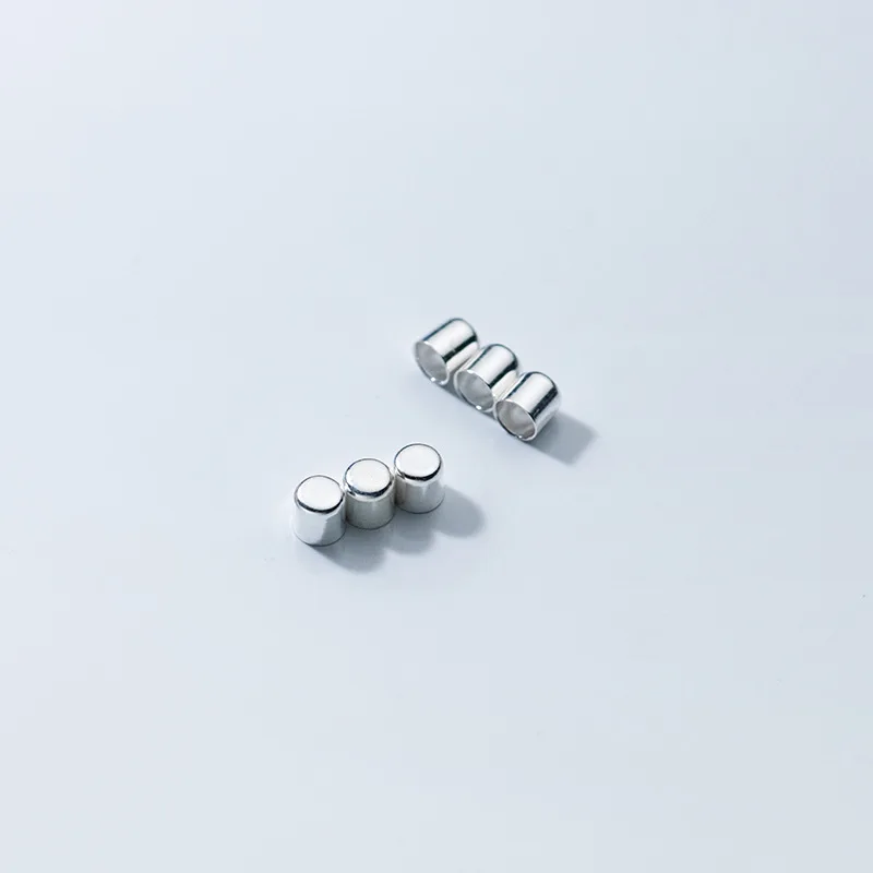Inner Diameter 2mm 3mm 4mm 925 Sterling Silver End Caps DIY Ending Rope Buckle for Rope Jewelry Making
Inner Diameter 2mm 3mm 4mm 925 Sterling Silver End Caps DIY Ending Rope Buckle for Rope Jewelry Making