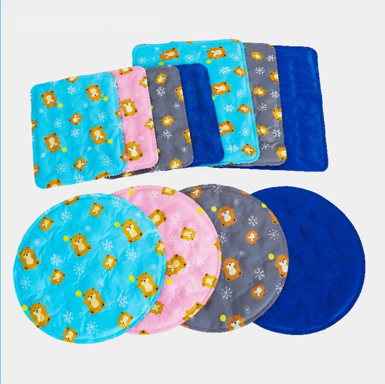 Summer Ice Cooling Pet Bed Mat Dog Cat Sleeping Pad, Grey, blue
Summer Ice Cooling Pet Bed Mat Dog Cat Sleeping Pad, Grey, blue