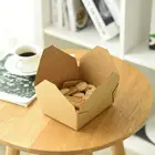Wholesale Paper Paper Take Away Box Wholesale Food Grade Kraft Paper Food Take Away Cake Box