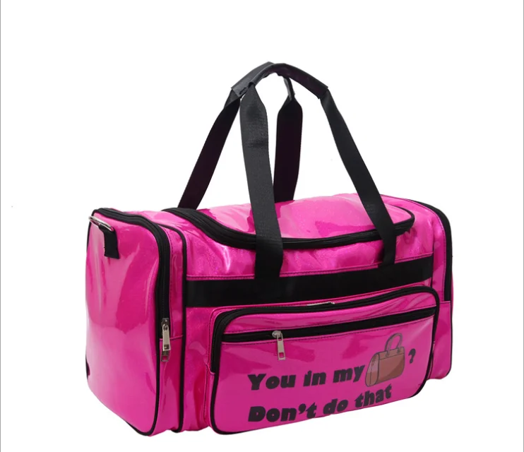 

Glitter Spinnanight Duffel Bag Custom Ladies Bling Spennanight Bag Large Sneaky Link For Outdoor Travel Gym Sports, Blue/red/pink/hot pink/sliver