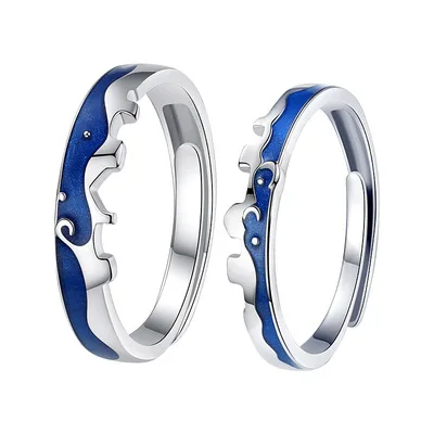 2021 Wedding Declaration Silver Rings Adjustable Rings Couple Rings For Woman Men, Picture shows
2021 Wedding Declaration Silver Rings Adjustable Rings Couple Rings For Woman Men, Picture shows