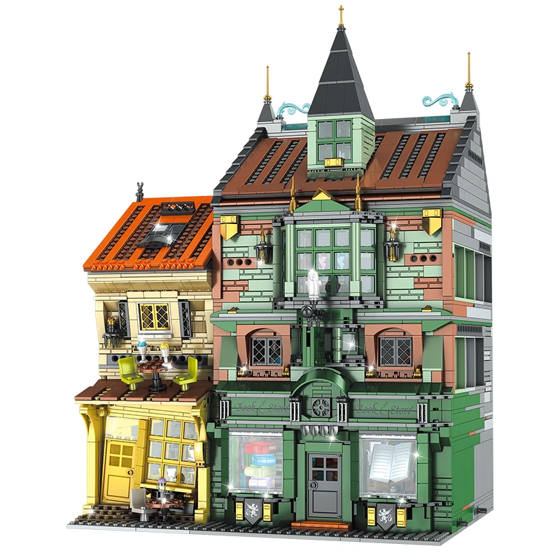MouldKing 16040 The Magic Joke Shop DIY Assembly Bricks Diagonal Alley Plastic Set House Architecture Building Blocks City Toys
MouldKing 16040 The Magic Joke Shop DIY Assembly Bricks Diagonal Alley Plastic Set House Architecture Building Blocks City Toys