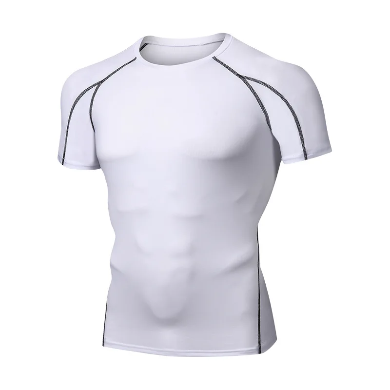 wholesale fitness clothing Compression Men's T shirts Nylon Spandex Wear Gym Active Clothing
wholesale fitness clothing Compression Men's T shirts Nylon Spandex Wear Gym Active Clothing