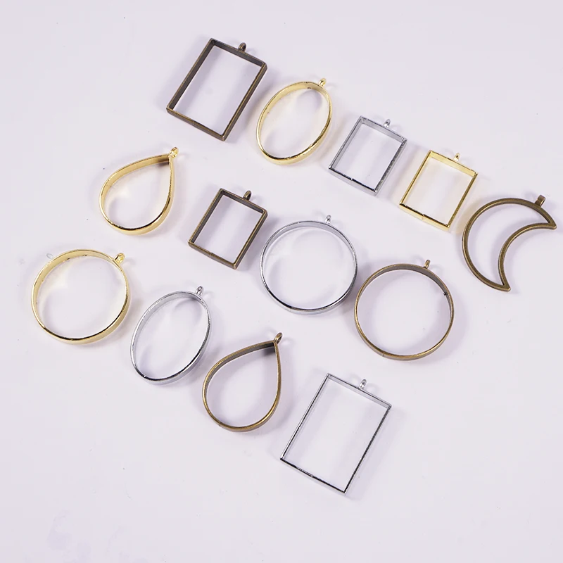 Metal Open Back Bezel Pendants Ring Frame Charms for DIY UV Resin Epoxy Resin Pressed Flower Jewelry Making and Craftings, Colorful
Metal Open Back Bezel Pendants Ring Frame Charms for DIY UV Resin Epoxy Resin Pressed Flower Jewelry Making and Craftings, Colorful
