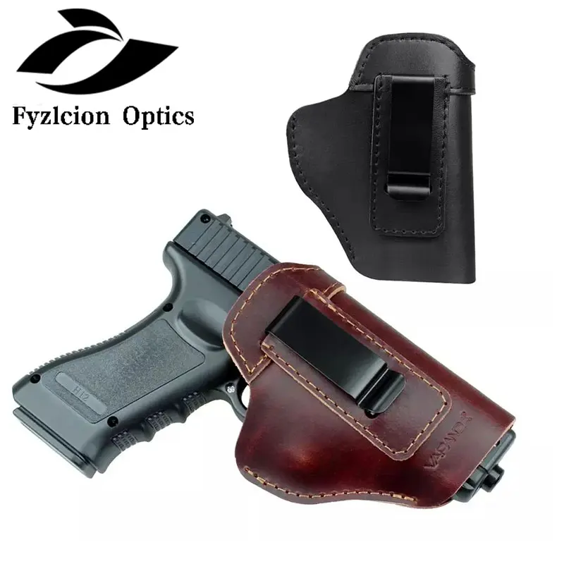 Universal Fit The Gun Holster Leather Fits Most Full Size & Compact Handguns In 9mm, .40 & .45, Black/brown
Universal Fit The Gun Holster Leather Fits Most Full Size & Compact Handguns In 9mm, .40 & .45, Black/brown