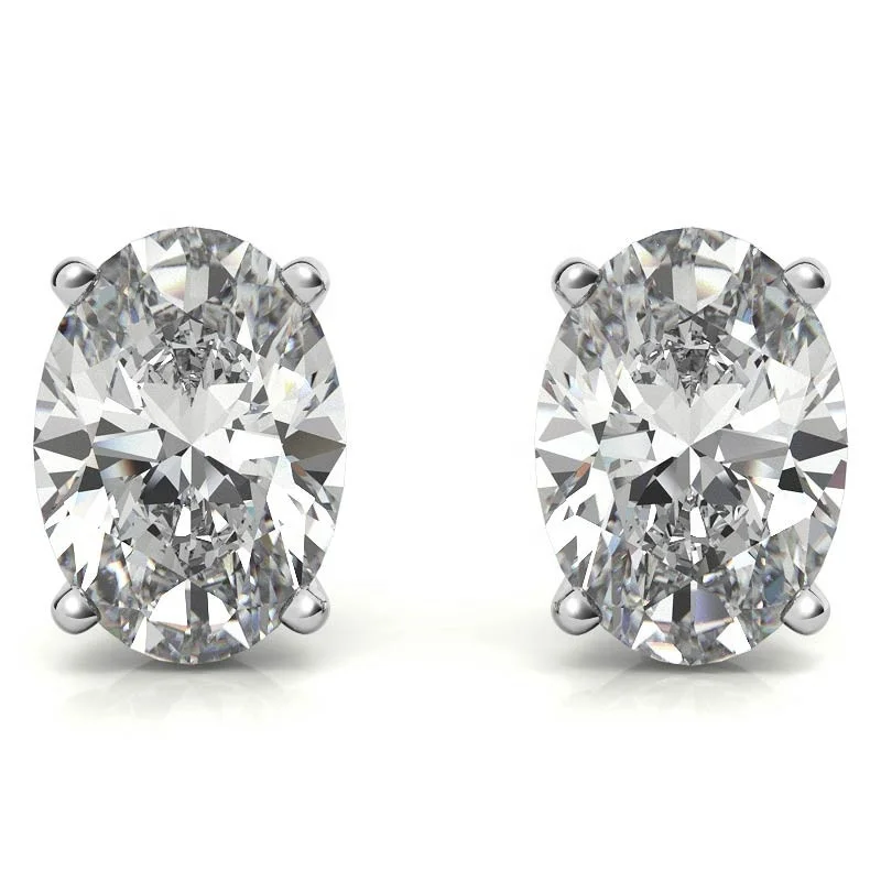 solid white gold oval cut moissanite diamond classic design 4 prongs set 2.0ct moissanite earrings
solid white gold oval cut moissanite diamond classic design 4 prongs set 2.0ct moissanite earrings