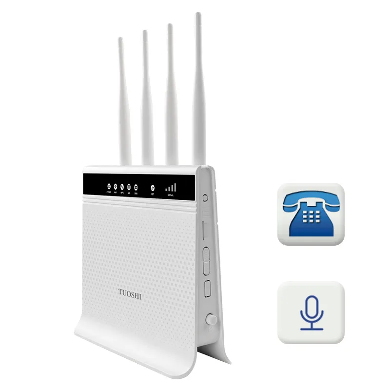 TUOSHI custom home 300Mbps high speed firewall long range sim card slot cpe voice call wifi wireless routers 4g lte
TUOSHI custom home 300Mbps high speed firewall long range sim card slot cpe voice call wifi wireless routers 4g lte