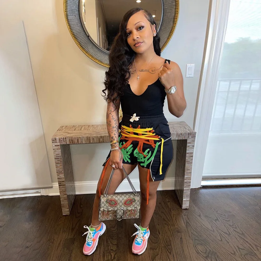 Ready to ship summer fashionable meshbelt women shorts casual summer shorts running shorts
Ready to ship summer fashionable meshbelt women shorts casual summer shorts running shorts