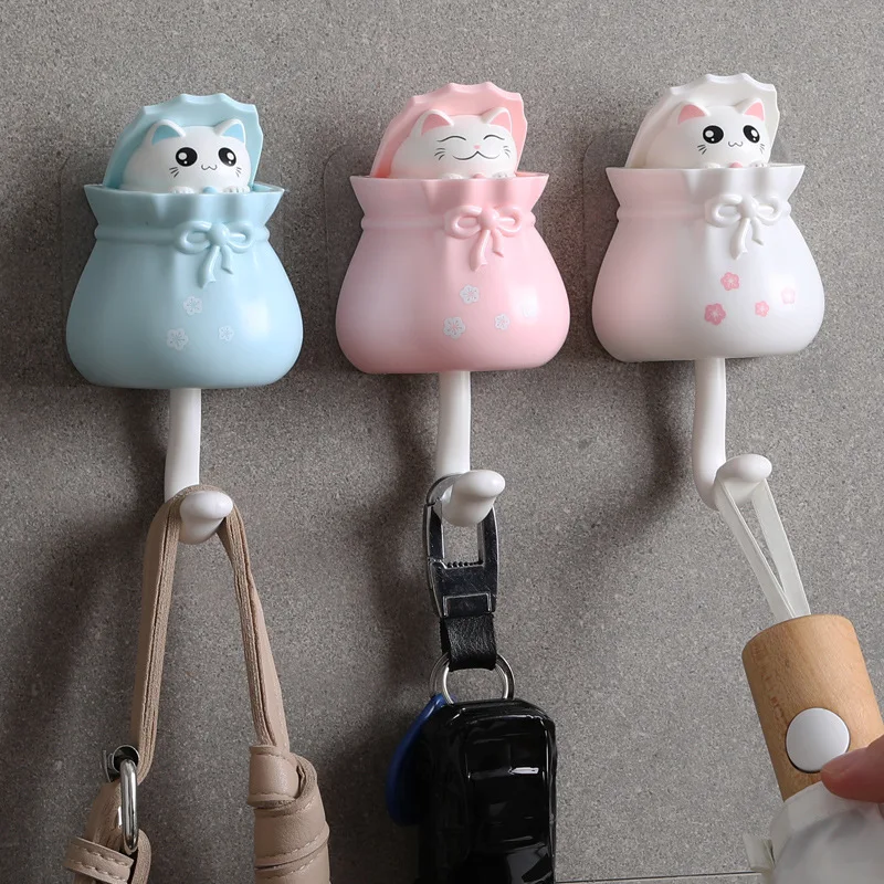 Cute Cat Hooks, Creative Adhesive Coat Hook, Heavy Duty Decorative Wall Hooks for Key, Towel, Backpacks, Hat,Punch Free
Cute Cat Hooks, Creative Adhesive Coat Hook, Heavy Duty Decorative Wall Hooks for Key, Towel, Backpacks, Hat,Punch Free