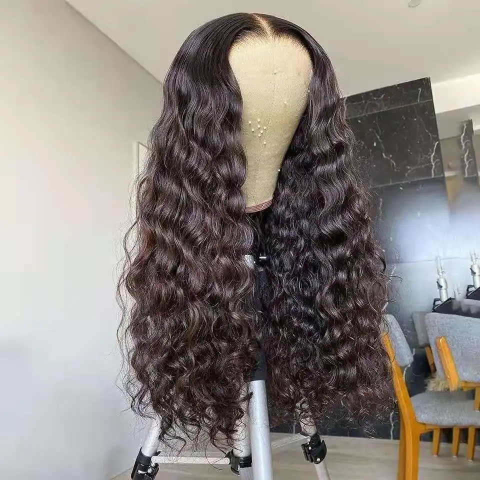 10A Deep Wave Brazilian Human Hair 13x6 13x4 Frontal Wig HD Transparent Frontal Closure Lace Front Wig
10A Deep Wave Brazilian Human Hair 13x6 13x4 Frontal Wig HD Transparent Frontal Closure Lace Front Wig