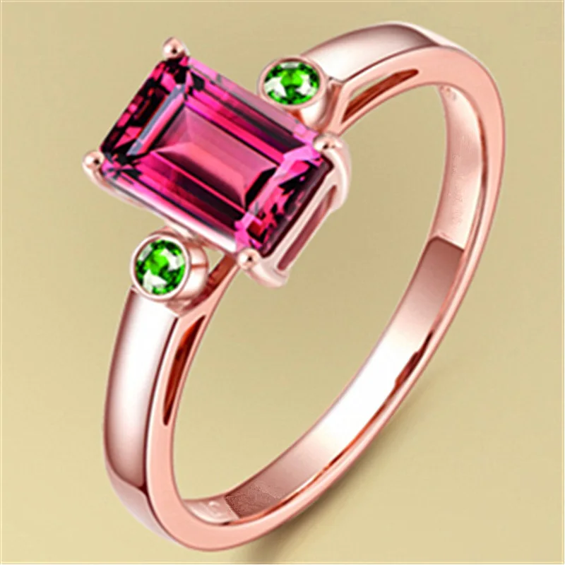 MSYO INS Style Fashion Rose Gold Rings Red Tourmaline Rings Adjustable Rings For Women
MSYO INS Style Fashion Rose Gold Rings Red Tourmaline Rings Adjustable Rings For Women