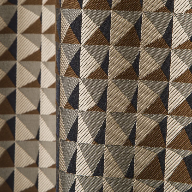 2020 jacquard curtain geometric pattern curtain