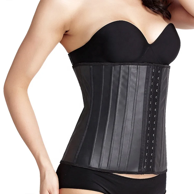 High Quality Latex 25 Steel Boned Women Corset Body Shaper Colombian Slimming Waist Trainer 
High Quality Latex 25 Steel Boned Women Corset Body Shaper Colombian Slimming Waist Trainer