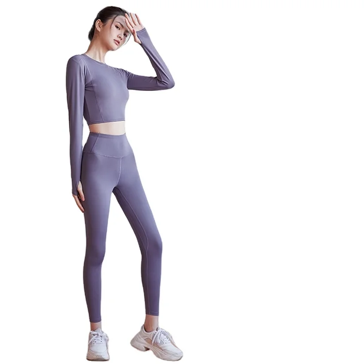 Hot Style Peaches Butt Seamless Sports Suit High Waist Yoga Suit Women'S Quick Drying Long Sleeve Tops Fitness Suit, Can be customized
Hot Style Peaches Butt Seamless Sports Suit High Waist Yoga Suit Women'S Quick Drying Long Sleeve Tops Fitness Suit, Can be customized