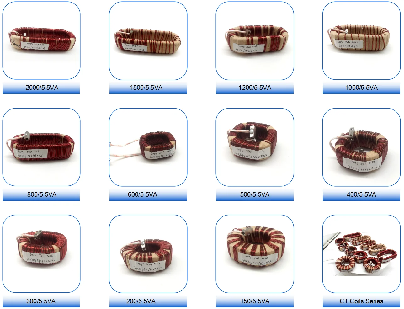 Magnetic Nanocrystalline Toroidal Core Current Transformer Coil For Instrumentation And Control