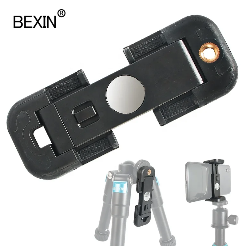 Phone accessories portable fold tripod clamp phone stand clip smartphone bracket with reflector for mini tripod selfie stick, Black
Phone accessories portable fold tripod clamp phone stand clip smartphone bracket with reflector for mini tripod selfie stick, Black